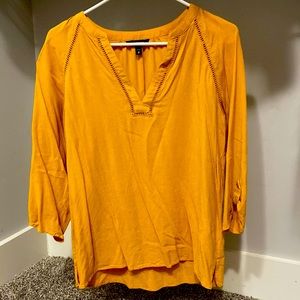 Express Mustard Yellow Top